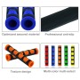 2 PCS Motorcycle Modification Accessories PVC Horn ShapeHand Grip Cover Handlebar Set(Blue)