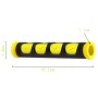 2 PCS Motorcycle Modification Accessories PVC Horn ShapeHand Grip Cover Handlebar Set(Yellow)