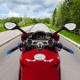 CS-764A2 12V Мотоцикл скутер алюминиевый сплав Электрический ручной крышку с подогревом руль захвата (синий)