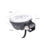 10W 6000K 800LM 4 LED White Motorcycle Headlight Lamp with Blue Angle Eye Lamp, DC 9-36V
