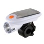 2 ПК 3W 240LM USB Solar Energy Motorcycle / Bicycle Light, передний свет+задний свет (белый)