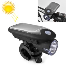 3W 240LM USB Solar Energy Motorcycle / Bicycle Front Light (Black)