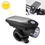 3W 240LM USB Solar Energy Мотоцикл / велосипедный передний свет (черный)
