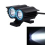 Owl Shape 20W 2000 LM 6000K Motorcycle Headlight Lamp with 2 COB Lamps and LED Projector Lens, DC 12-80V (White Light)