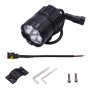 DC12V-85V 4000LM 6000K 30W IP67 6 LED Lamp Beads Motorcycle Aluminum Alloy LED Headlight Lamps, Constantly Bright