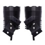 DC12V 4000LM 6000K 30W IP67 6 LED Lamp Beads Motorcycle Aluminum Alloy LED Headlight Lamps with Switch, Constantly Bright