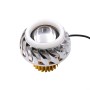 Motorcycle 30W DC 12V-85V LED Headlight Lens Built-in Whirlwind Double Aperture Angle Eyes + Devil Eye(Blue Light)