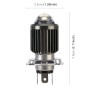 H4 DC12-80V / 10W / 6000K / 3000K / 800LM Bicolor Motorcycle Headlights with Projector Lens