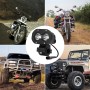 2 PCS 3 inch 20W 6000K DC12-30V Motorcycles / Car / Ship  LED Spotlight A Column Lights, 2LEDs