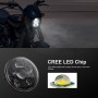 EagleVision DC9-30V 35W 6000K 4000LM 5.75 inch Round Motorcycle 6LEDs Headlight for Harley-Davidson