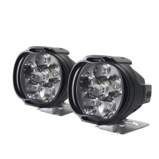 2 PCS L3C 8-85V / 16W / 5000K / 2000LM Motorcycle IP65 Waterproof External LED Spotlight