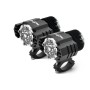 2 PCS M25 DC10V-80V 30W Motorcycle / Car IP65 Waterproof Aluminum Alloy External LED Glare Small Steel Cannon Headlight Spotlight