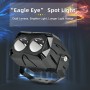 2 PCS U10 9-85V 30W Motorcycle / Car IP68 Waterproof External LED Highlight Lens Headlight Spotlight, Specification:A Suit