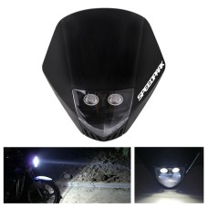 Speedpark KTM Cross-country Motorcycle LED Headlight Grimace Headlamp Assembly(Black)