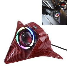 Motorcycle Modified LED Headlight for Yamaha NVX155 / AEROX155, Light Color:Colorful Light(Red)