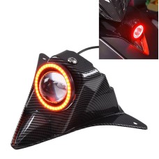 Motorcycle Modified LED Headlight for Yamaha NVX155 / AEROX155, Light Color:Red Light(Black)