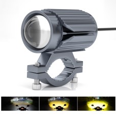 CS-1123A1 Motorcycle Electric Car Universal External LED Three-color Headlights Lens Spotlight, Handlebar Version