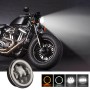 Eaglevision DC9-30V 35W 6000K 4000LM 5,75-дюймовый круглый мотоцикл 6LEDS с Angel Eye For Harley-Davidson