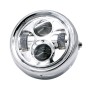 5.75 inch Round LED Motorcycle Universal Headlight Modified Spotlight (Silver)