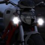 2 PCS DC12-85V Motorcycle / Car Waterproof  Aluminum Alloy External LED Glare Headlight Spotlight with Cable