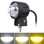 S4 DC9-30V 30W 6000K/3000K 6000LM 6LEDs ZES-3575 Motorcycle Double Color Spotlight