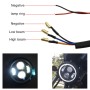 Motorcycle 5.75 inch Aperture Headlight Retro Lamp LED Light Modification Accessories