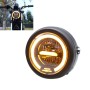 Motorcycle 5.75 inch Harley Headlight Retro Lamp LED Light Modification Accessories (Yellow)