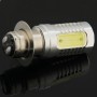 BA15D 10W White 300LM 4 LED COB Car Stop Brake Light Front Rear Turn Signal Lights for Motorcycle / Vehicles, DC 12V