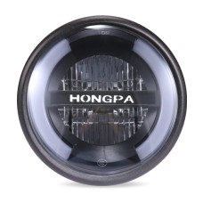 Hongpa Motorcycle Retro Furights Модифицированные детали светодиодные металлические фары (матовый черный)