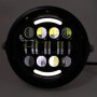 7 Inch Motorcycle Retro Modified Headlights Day Trip LED Far Near Beam Lights  For Wrangler / Harley