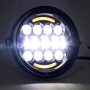 7 Inch Motorcycle Retro Modified Headlights Day Trip LED Far Near Beam Lights  For Wrangler / Harley