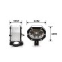 60W 6000K 12-24V Motorcycle Headlight Car LED Work Light White Light Flash Fog Light