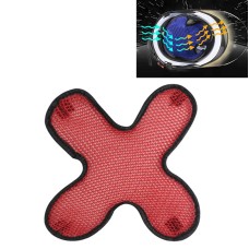 Motorcycle Helmet 3D Honeycomb Mesh Mat Heat-proof Breathable Pad(Red)