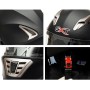 GXT Motorcycle Rose Skull Pattern Full Coverage Protective Helmet Double Lens Motorbike Helmet, Size: M