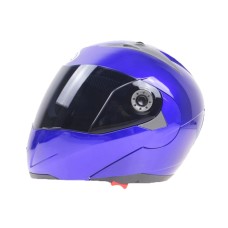 JIEKAI 105 Full Face Helmet Electromobile Motorcycle Double Lens Protective Helmet, Size: L (Blue+Brown)