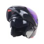 Цекай 105 полного личинного шлема Электромобильный мотоцикл Мотоцикл Двойной линз защитный шлем, размер: xxl (черный+цвет)
