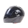 Цекай 105 Полночный шлем Электромобильный мотоцикл Мотоцикл Двойной линз защитный шлем, размер: xxl (черный+коричневый)