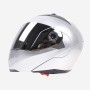 Цекай 105 Полный шлем с электромобильным мотоциклом Мотоцикл Двойной линз защитный шлем, размер: xxl (серебро)