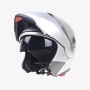 Цекай 105 Полный шлем с электромобильным мотоциклом Мотоцикл Двойной линз защитный шлем, размер: xxl (серебро)