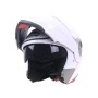Цекай 105 полного лица электромобильного мотоцикла Мотоцикл Двойной линз защитный шлем, размер: м (белый+прозрачный)