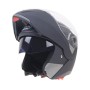 JIEKAI 105 Full Face Helmet Electromobile Motorcycle Double Lens Protective Helmet, Size: L (Black+Transparent)