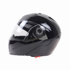 JIEKAI 105 Full Face Helmet Electromobile Motorcycle Double Lens Protective Helmet, Size: XL (Black+Transparent)