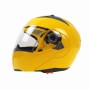 Цекай 105 полного лица с электромобильным мотоциклом мотоцикл Двойной линз защитный шлем, размер: м (желтый+прозрачный)