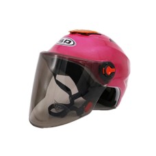 Motorcycle Full Face Riding Helmet Clear Lens Shield Helmet(Magenta)