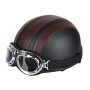 Winter Season Motorcycle Breathable Safty Helmet(Coffee)