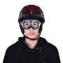 Winter Season Motorcycle Breathable Safty Helmet(Coffee)