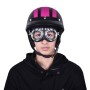 Winter Season Motorcycle Breathable Safty Helmet(Magenta)