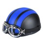 Winter Season Motorcycle Breathable Safty Helmet(Blue)