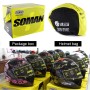 Soman SM-960 Motorcycle Electromobile Full Face Helmet Double Lens Protective Helmet(Gold with Gold Lens)