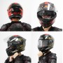 Soman SM-960 Motorcycle Electromobile Full Face Helmet Double Lens Protective Helmet(Blue with Blue Lens)